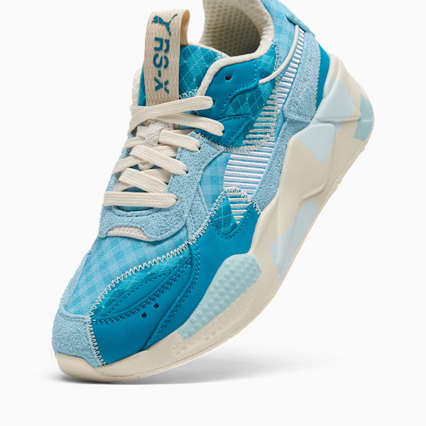RS-X Rain Map Hyper Prep Sneakers Unisex, Aqua-Tropical Blue-Alpine Snow, extralarge
