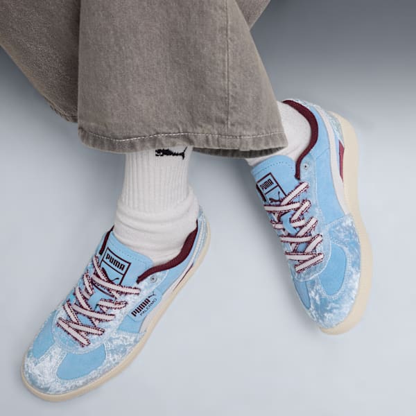 Tenis Palermo Cherry Blues para mujer, Team Light Blue-PUMA White-Alpine Snow, extralarge