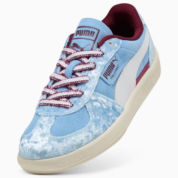 Tenis Palermo Cherry Blues para mujer, Team Light Blue-PUMA White-Alpine Snow, extralarge