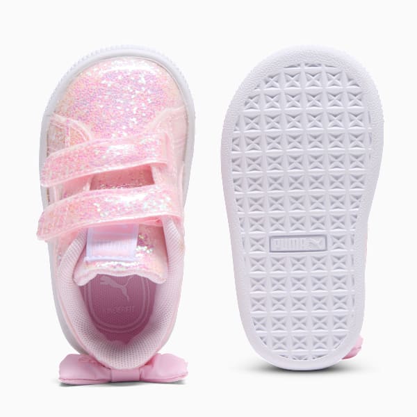 Basket Bow Metallic Toddlers, Pearl Pink-PUMA White, extralarge