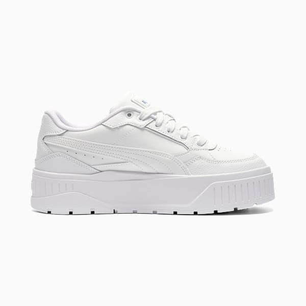 Karmen II Idol Vintage Flower Sneakers Women, PUMA White-Cobalt Glaze-PUMA Team Royal, extralarge