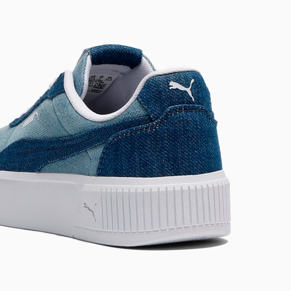Carina Mia Denim Women, Sargasso Sea-Faded Denim-PUMA White, extralarge