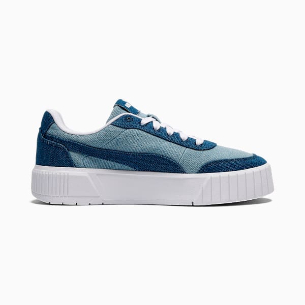 Carina Mia Denim Women, Sargasso Sea-Faded Denim-PUMA White, extralarge