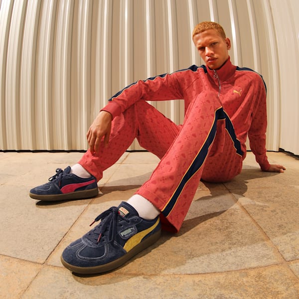 Road To Unity Palermo Leather Sneakers, New Navy-Sunny Yellow, extralarge-IND