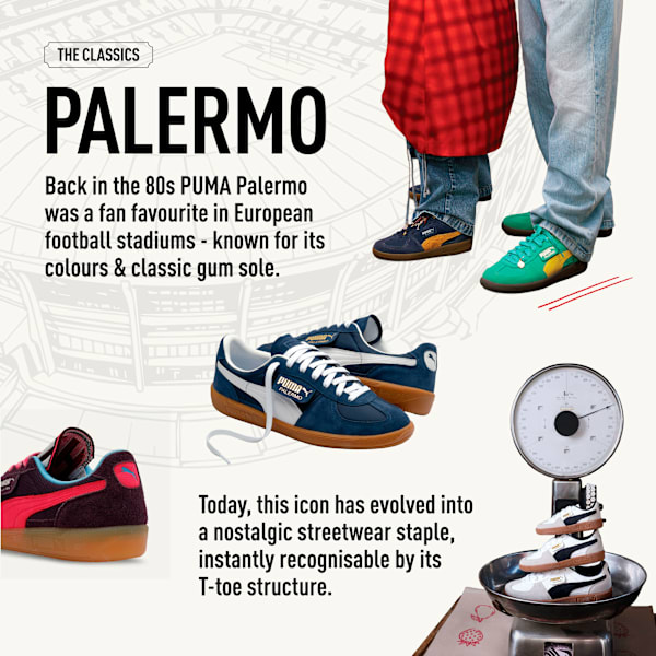 Palermo Premium Leather Sneakers, PUMA Black-Warm White, extralarge-IND