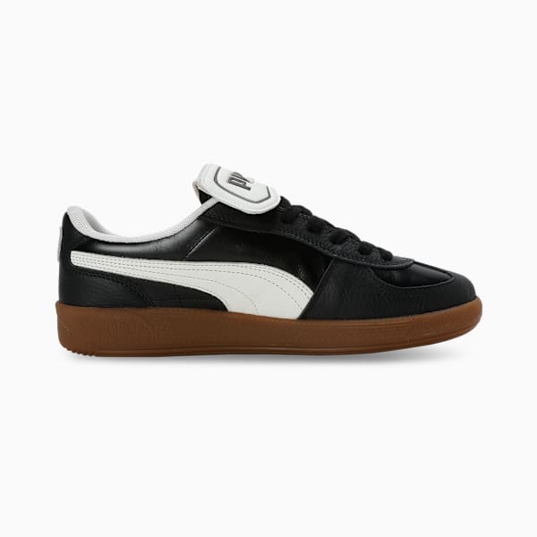 Palermo Premium Leather Sneakers, PUMA Black-Warm White, extralarge-IND