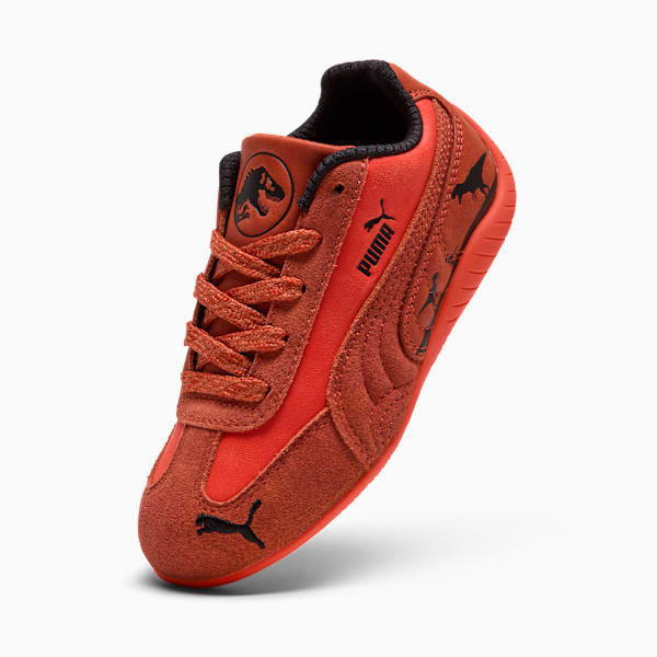 PUMA x JURASSIC WORLD Speedcat Little Kids' Sneakers, Candy Apple-Bordeaux Red-Apple Cider, extralarge