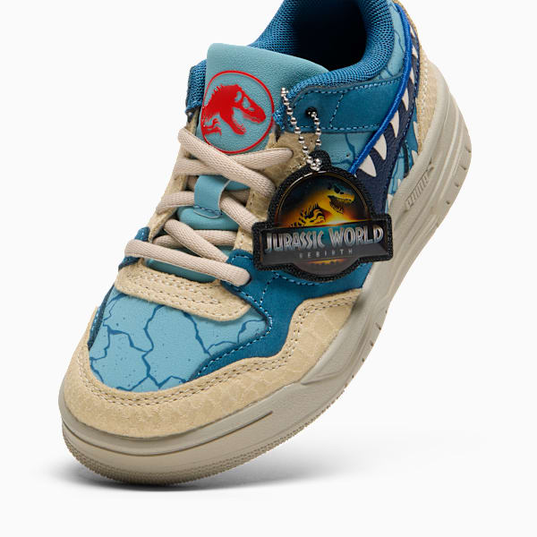 PUMA x JURASSIC WORLD Rebound Little Kids' Mid-Top Sneakers, Seafoam-PUMA Navy-Creamy Vanilla, extralarge