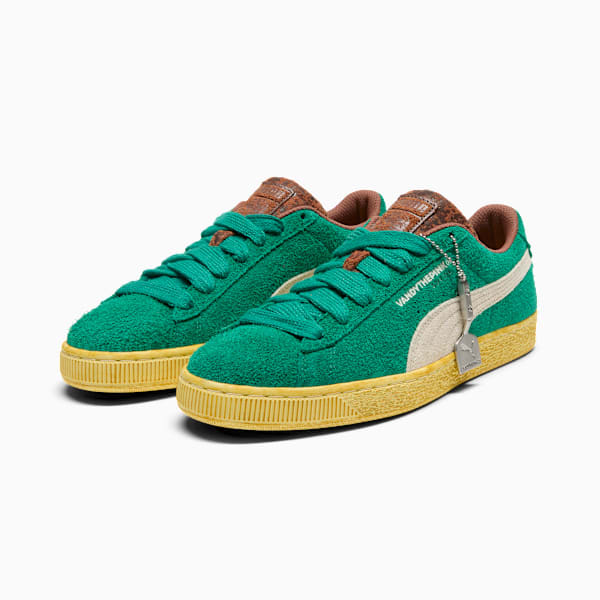 PUMA x VANDYTHEPINK Suede Sneakers, Grassy Green-Chocotart-Pristine, extralarge
