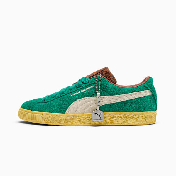 PUMA x VANDYTHEPINK Suede Sneakers, Grassy Green-Chocotart-Pristine, extralarge