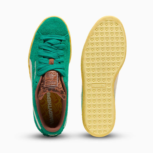 PUMA x VANDYTHEPINK Suede Sneakers, Grassy Green-Chocotart-Pristine, extralarge