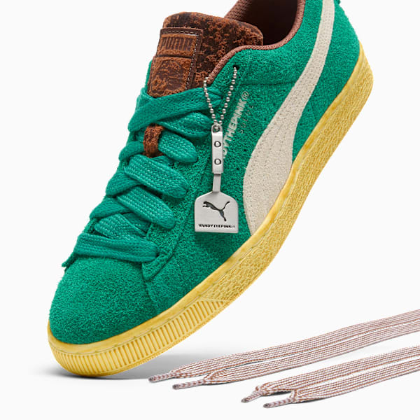 PUMA x VANDYTHEPINK Suede Sneakers, Grassy Green-Chocotart-Pristine, extralarge