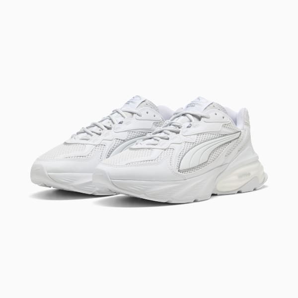 PUMA Fade Sneakers Unisex, PUMA White-PUMA Silver, extralarge-GBR