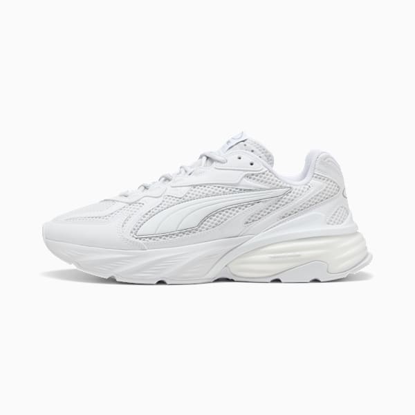 PUMA Fade Sneakers Unisex, PUMA White-PUMA Silver, extralarge-GBR