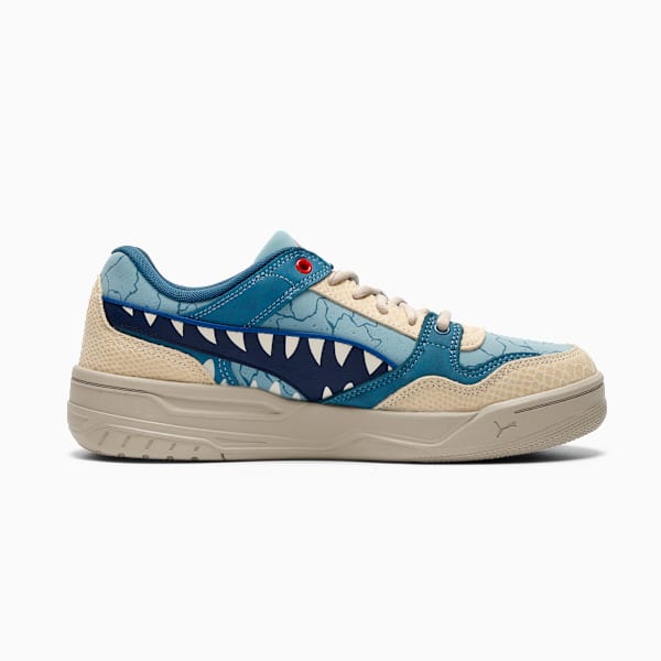 PUMA x JURASSIC WORLD Rebound Retro Men's Sneakers, Seafoam-PUMA Navy-Creamy Vanilla, extralarge