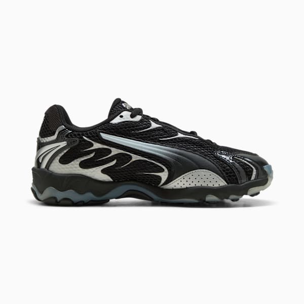 Inhale Metallic Women's Sneakers, PUMA Black-PUMA Silver, extralarge