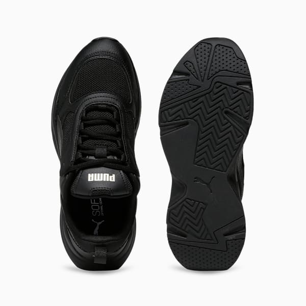 Cassia Women's Elevated Comfort Sneakers, Puma Black-Puma Black-Puma Team Gold, extralarge-IND