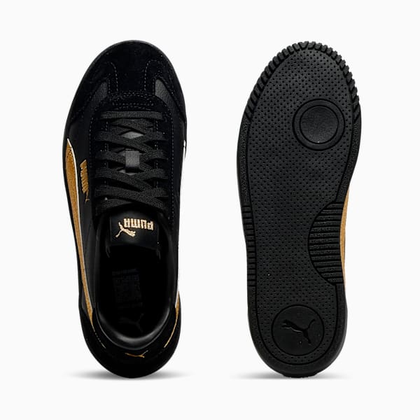 Club 5v5 Sparkle Women's Sneakers, PUMA Black-PUMA Gold, extralarge