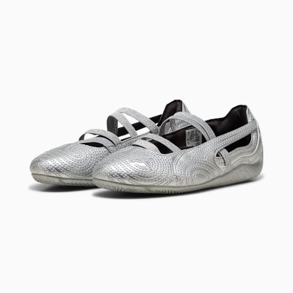 Pantoufles PUMA x WICKED Speedcat Ballet Silver Enfant et adolescent, PUMA Silver-Cool Mid Gray-Flat Dark Gray, extralarge