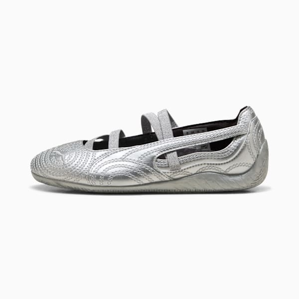 Pantoufles PUMA x WICKED Speedcat Ballet Silver Enfant et adolescent, PUMA Silver-Cool Mid Gray-Flat Dark Gray, extralarge