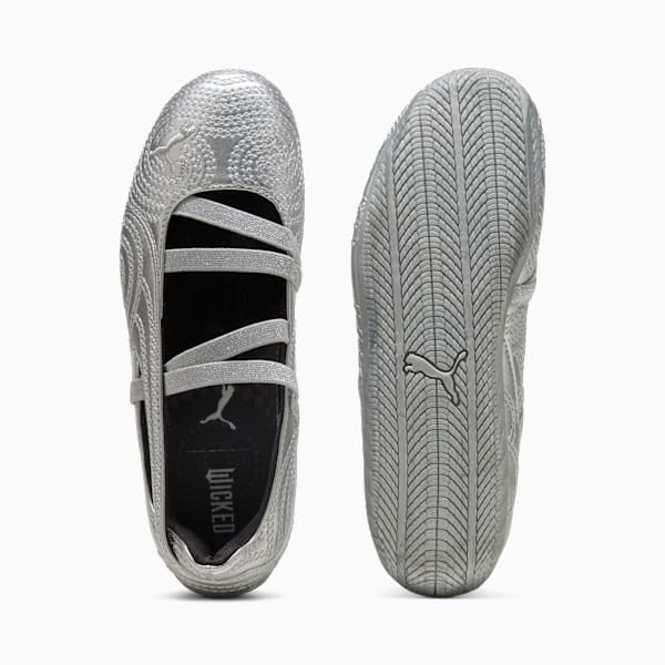 Pantoufles PUMA x WICKED Speedcat Ballet Silver Enfant et adolescent, PUMA Silver-Cool Mid Gray-Flat Dark Gray, extralarge