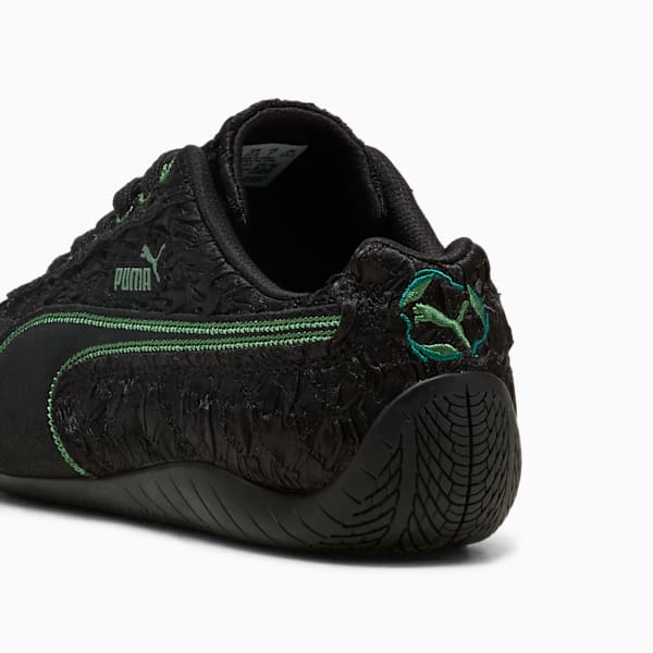 PUMA x WICKED Speedcat Elphie Women's Sneakers, PUMA Black-Deep Forest-Dark Myrtle, extralarge