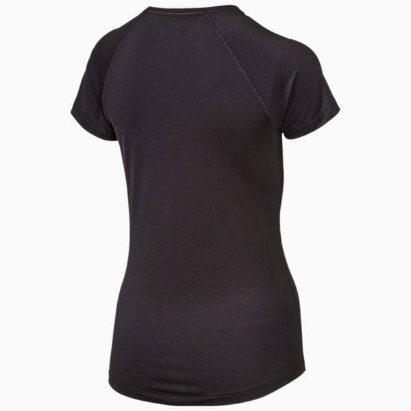 Women's Training T-Shirt, black, extralarge-IND