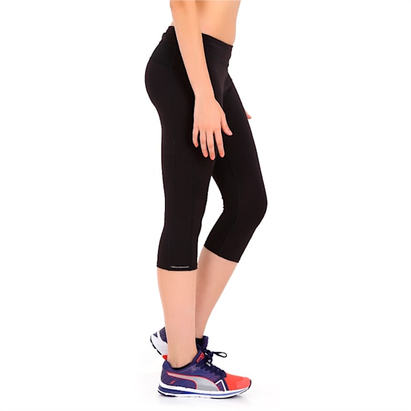 Running Women's 3/4 Tights, black, extralarge-IND