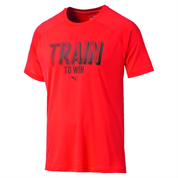 Active Training Men's Unleash Instinct T-Shirt, Red Blast, extralarge-IND