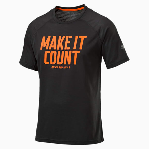Active Training Dri-Release® T-Shirt, Asphalt-Shocking Orange, extralarge-IND