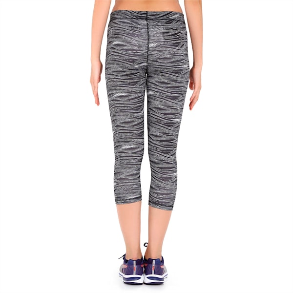 Active Training Women's All Eyes On Me 3/4 Tights, white-black, extralarge-IND