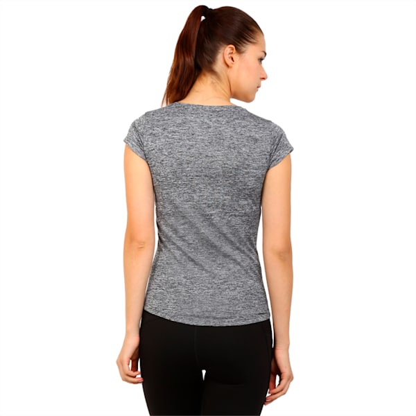 Active Training dryCELL Women's Heather Cat T-Shirt, black heather, extralarge-IND