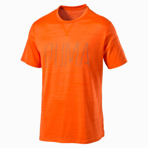 Running NightCat Men's T-Shirt, Shocking Orange Heather, extralarge-IND