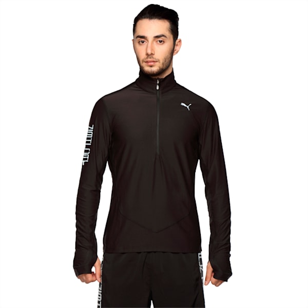 Running NightCat Men’s Long Sleeve, Puma Black, extralarge-IND