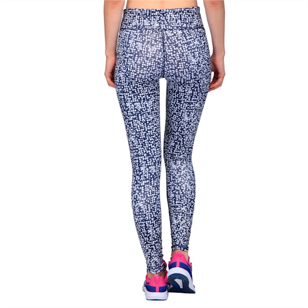 Active Training Women's All Eyes On Me Tights, peacoat-white box print, extralarge-IND
