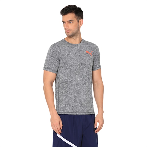 Puretech Heather Men's Training T-Shirt, Dark Gray Heather, extralarge-IND