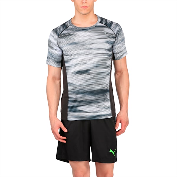 Running Men's Graphic T-Shirt, Puma Black Heather, extralarge-IND