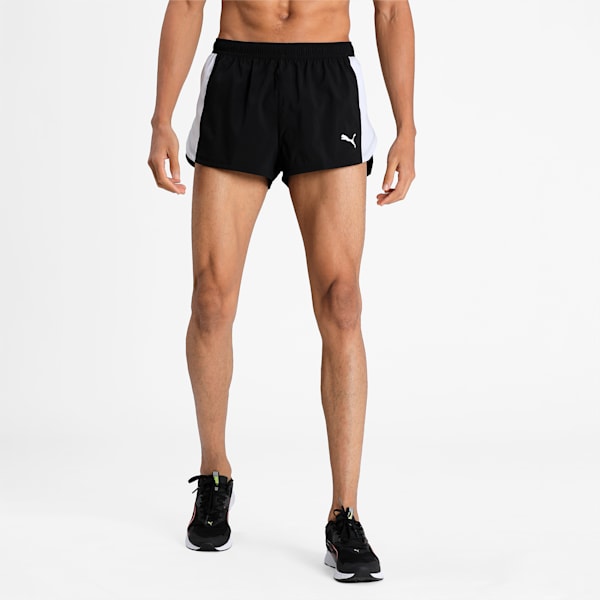 Cross the Line Split Woven dryCELL Men's Shorts, Puma Black, extralarge-IND