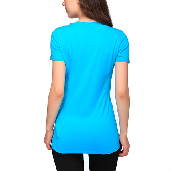 Training Women's Essential T-Shirt, Blue Atoll, extralarge-IND