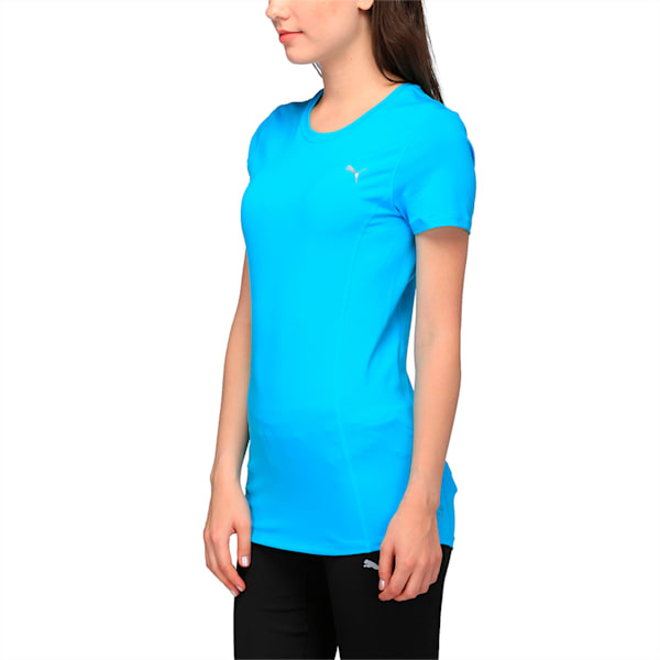 Training Women's Essential T-Shirt, Blue Atoll, extralarge-IND