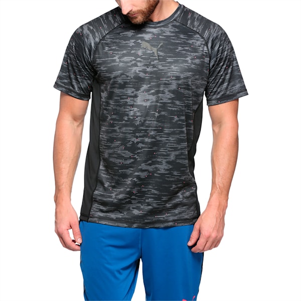 Active Training Men's Vent Graphic T-Shirt, PumaBlk-quietshd-brightplas, extralarge-IND