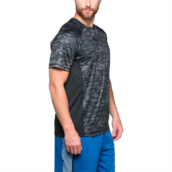 Active Training Men's Vent Graphic T-Shirt, PumaBlk-quietshd-brightplas, extralarge-IND