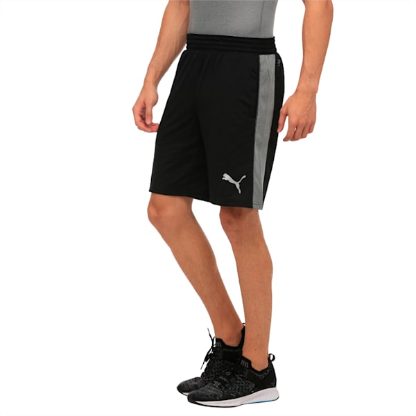 Essential drirelease Men's Training Shorts, Puma Black-Medium Gray Hthr, extralarge-IND