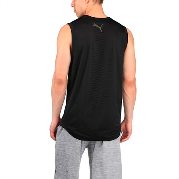Active Training Men's Sleeveless Shirt, Puma Black-Puma Black, extralarge-IND
