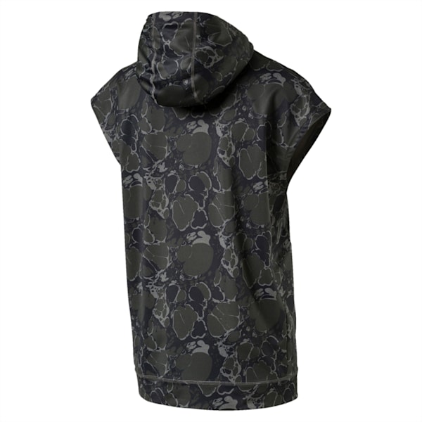 Active Training Men's Tech Fleece Sleeveless Hoodie, quiet shade-puma black, extralarge-IND