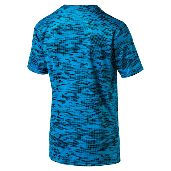 Training dryCELL Men's Graphic T-Shirt, Puma Black-blue danube, extralarge-IND