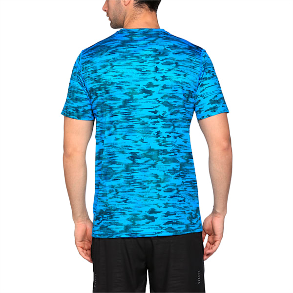 Training dryCELL Men's Graphic T-Shirt, Puma Black-blue danube, extralarge-IND