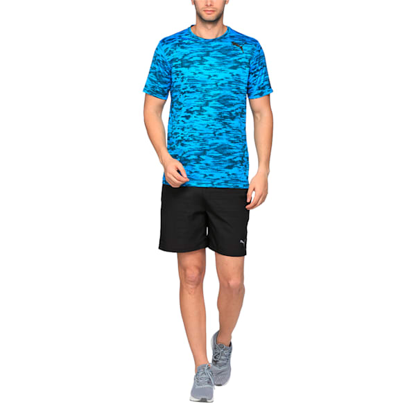 Training dryCELL Men's Graphic T-Shirt, Puma Black-blue danube, extralarge-IND