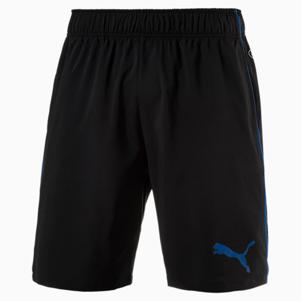 Training Men's Essential Woven Shorts, Puma Black-true blue, extralarge-IND