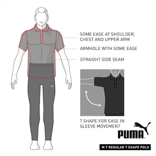 Men's dryCELL Essential Polo, Puma Black